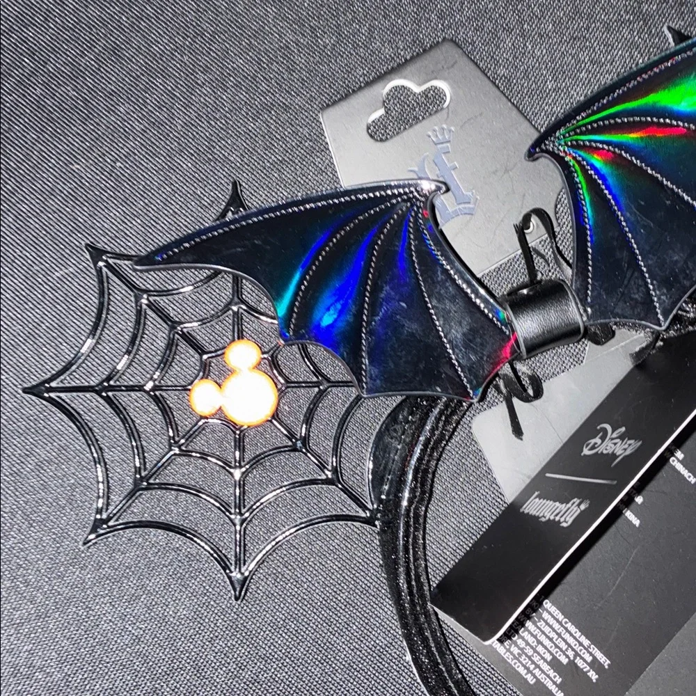 Loungefly Disney Minnie Spider Web Bat ears